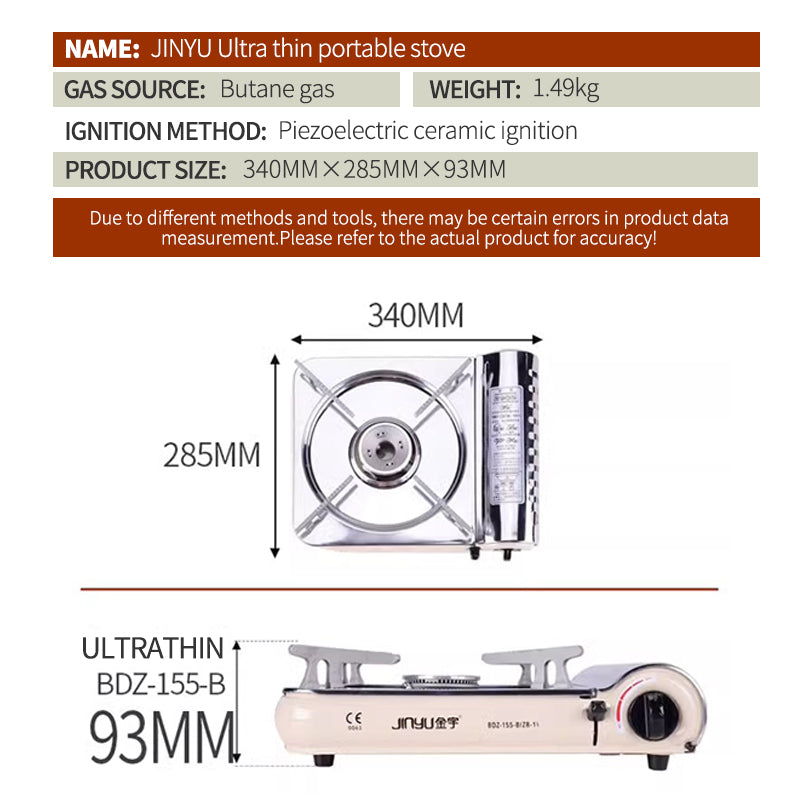 Ultra thin portable furnace plastic box