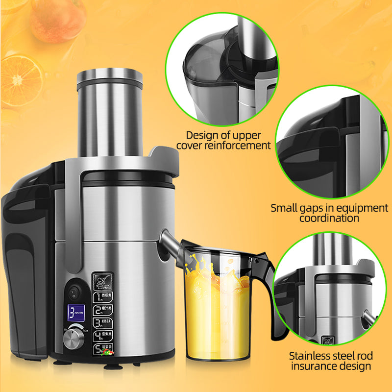Large caliber juicer