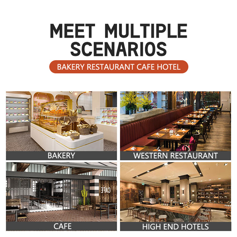 Commercial high-capacity temperature controlled electric oven pizza oven