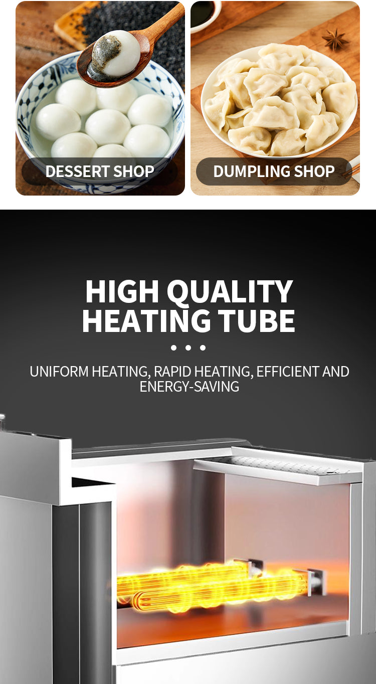 Electric noodle stove with cabinet holder