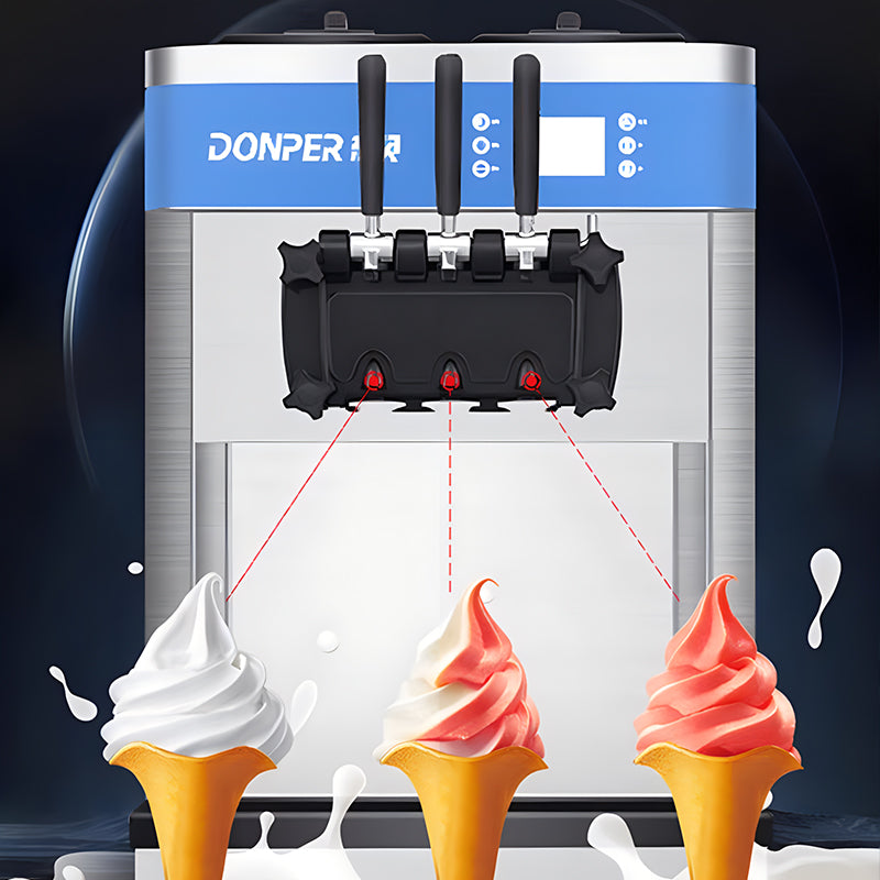 Dongbei desktop three head ice cream machine