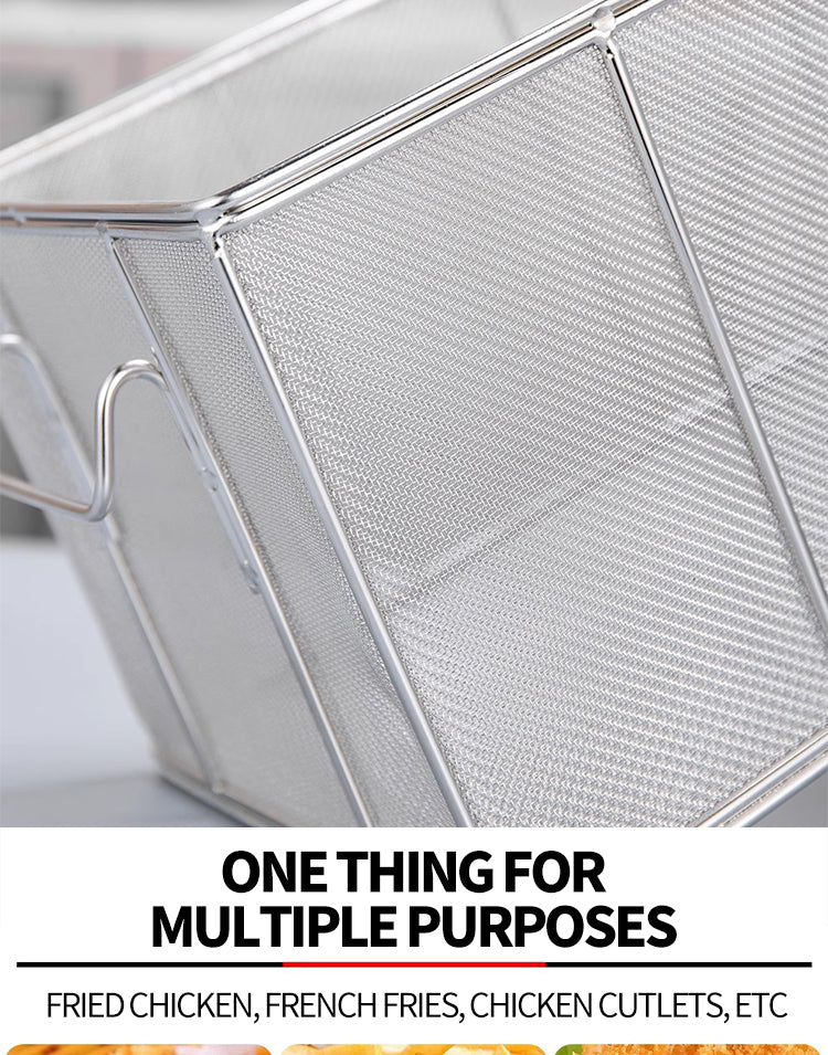 Electric fryer basket