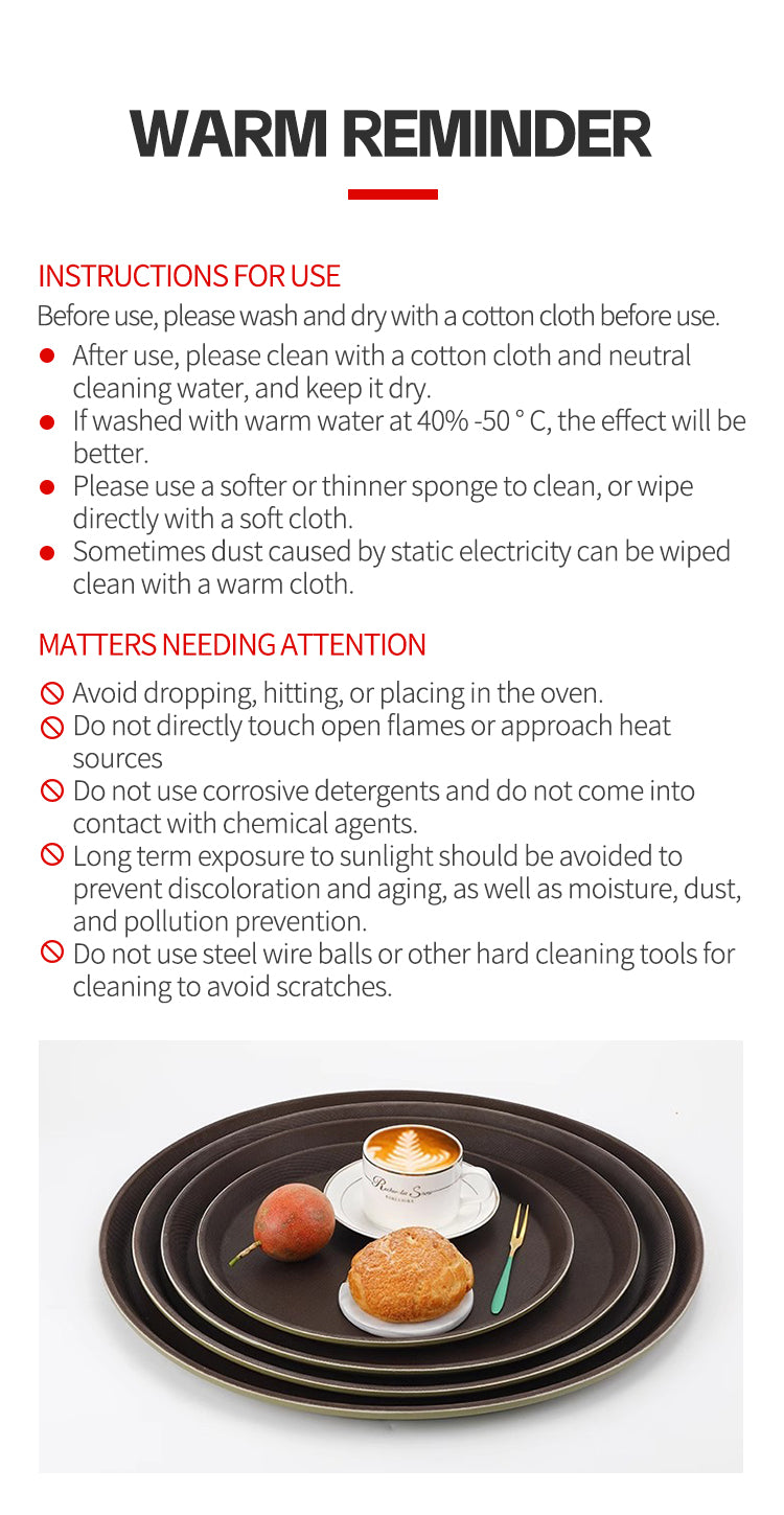 High quality fiberglass tray