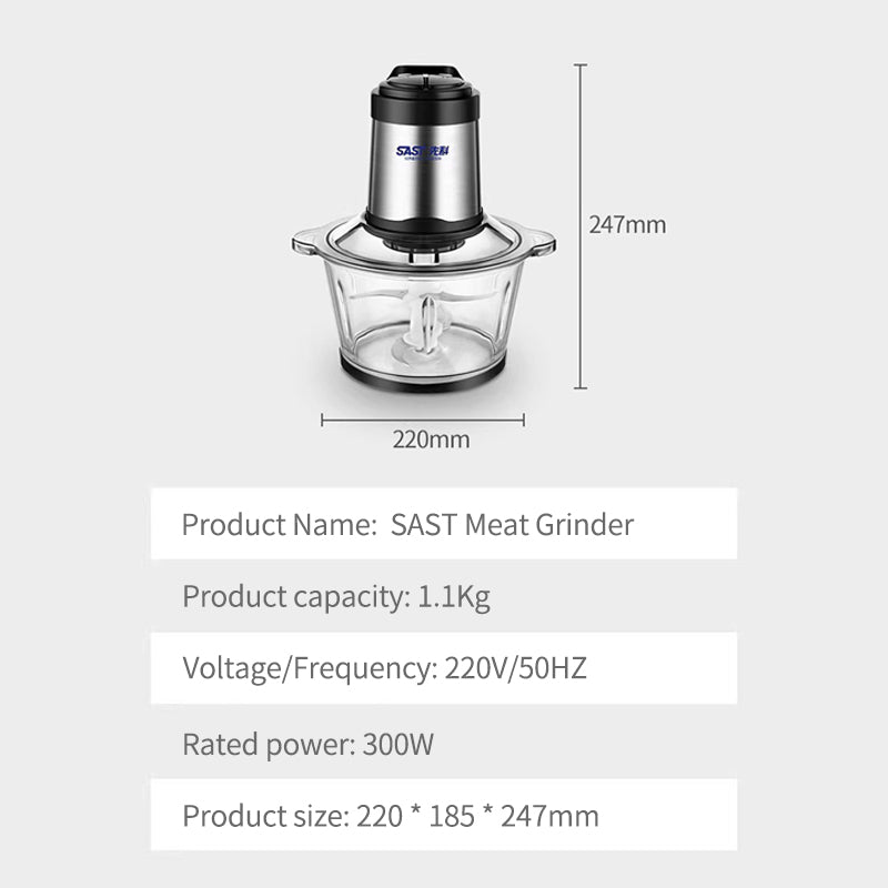 Household electric meat grinder