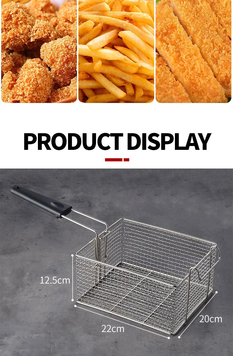 Electric fryer basket