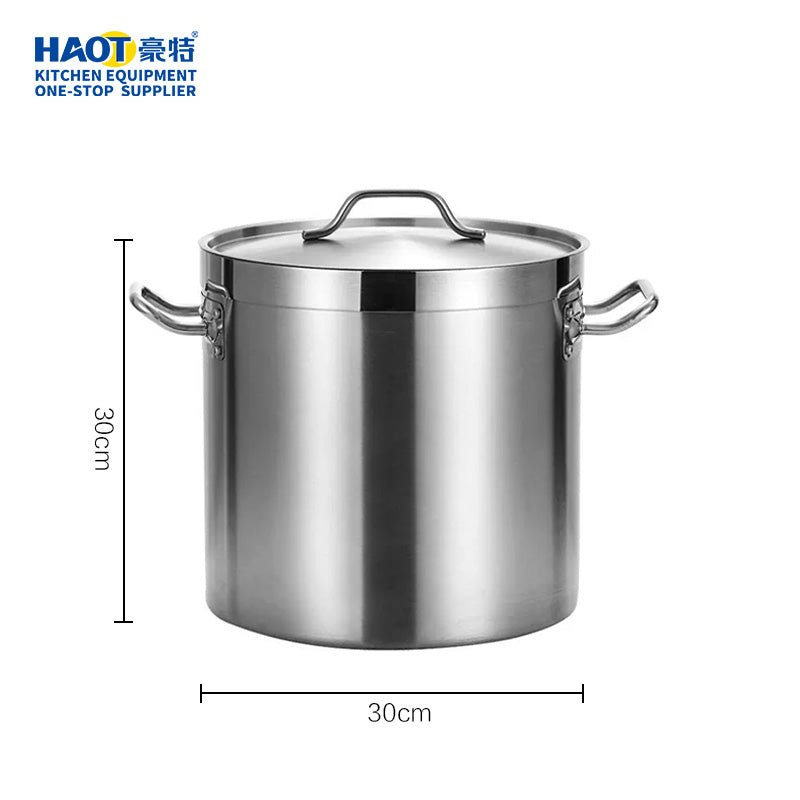 Stainless steel double bottom soup bucket