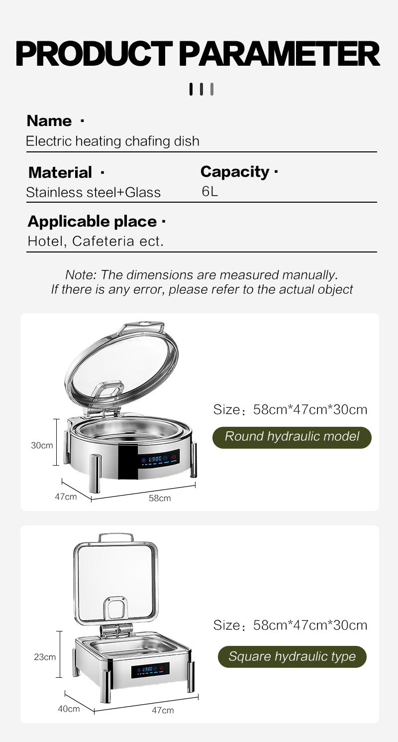 Electric digital self-service stove (round/square)