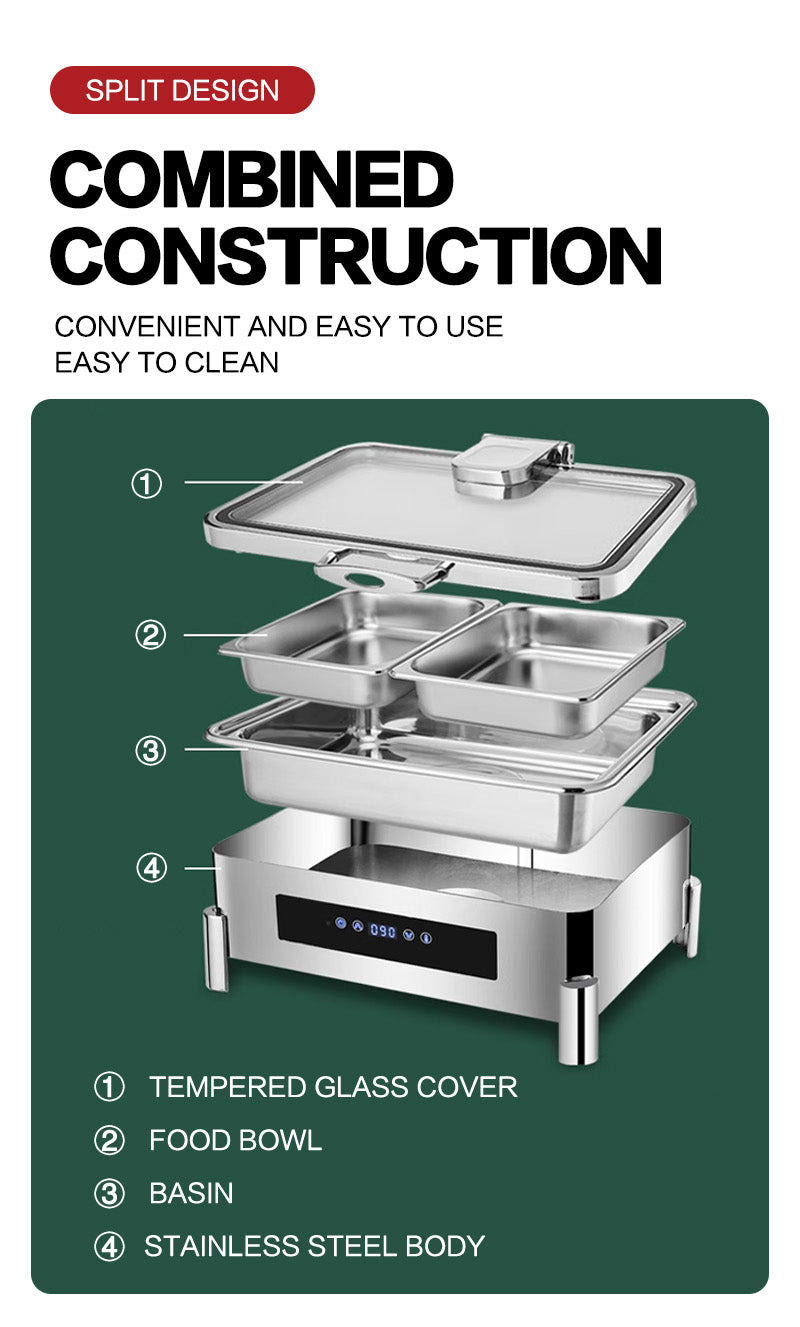 Electric digital self-service stove (round/square)