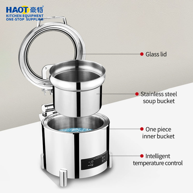 11L circular soup stove electric heating digital self-service stove