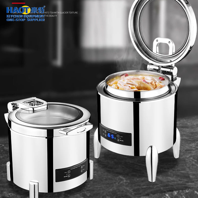 11L circular soup stove electric heating digital self-service stove