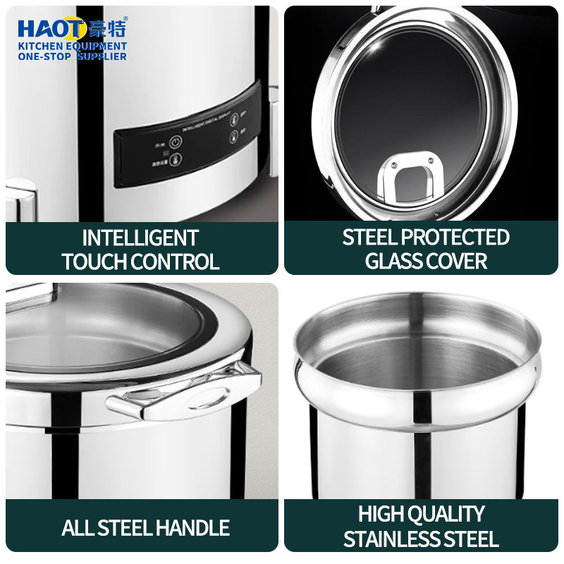 11L circular soup stove electric heating digital self-service stove