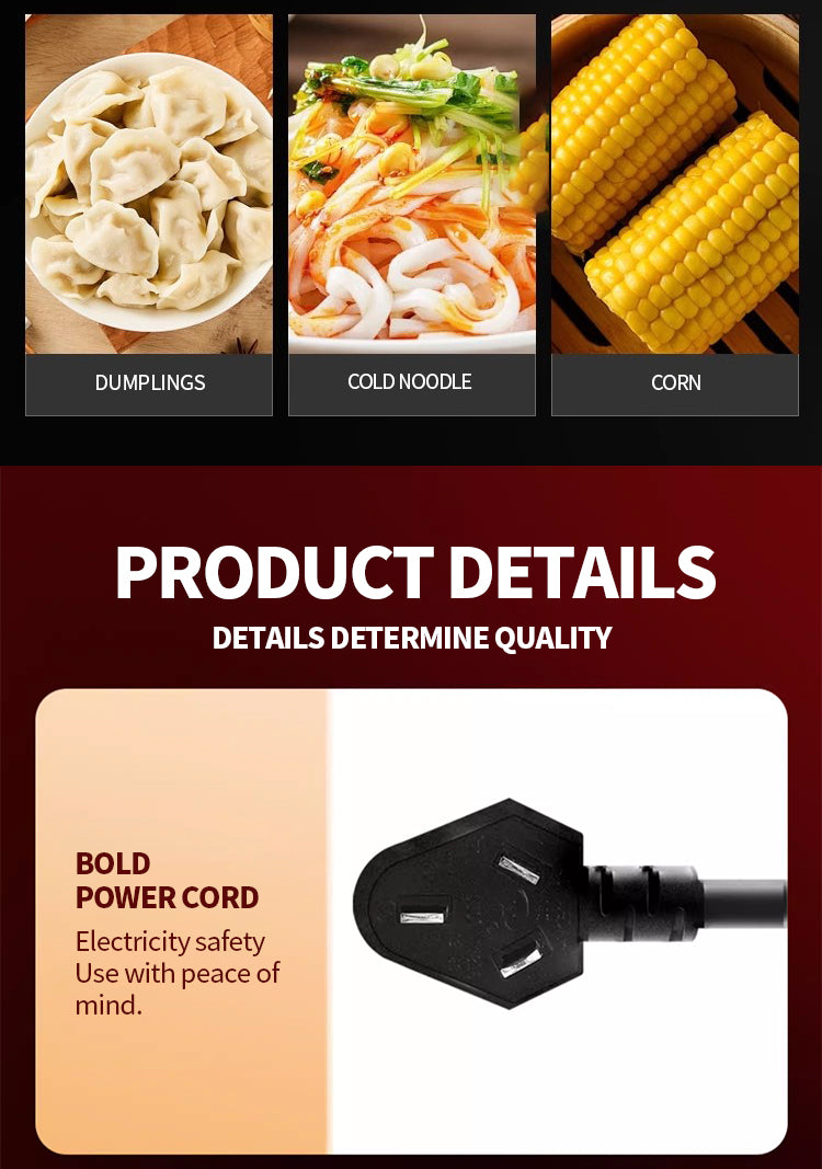 Efficient food display steamer