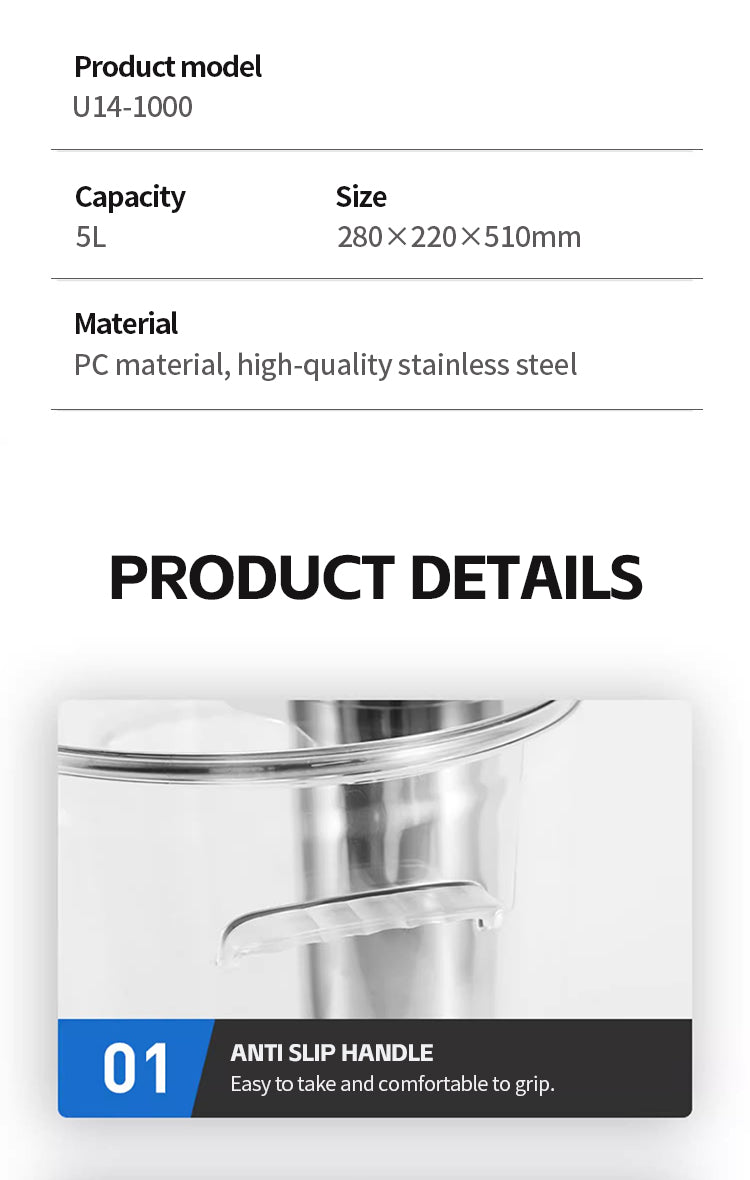 Single head steel fruit juice tripod (5 liters)