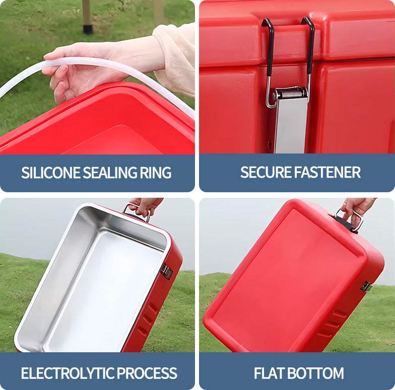 Detachable single compartment business insulated box 40L