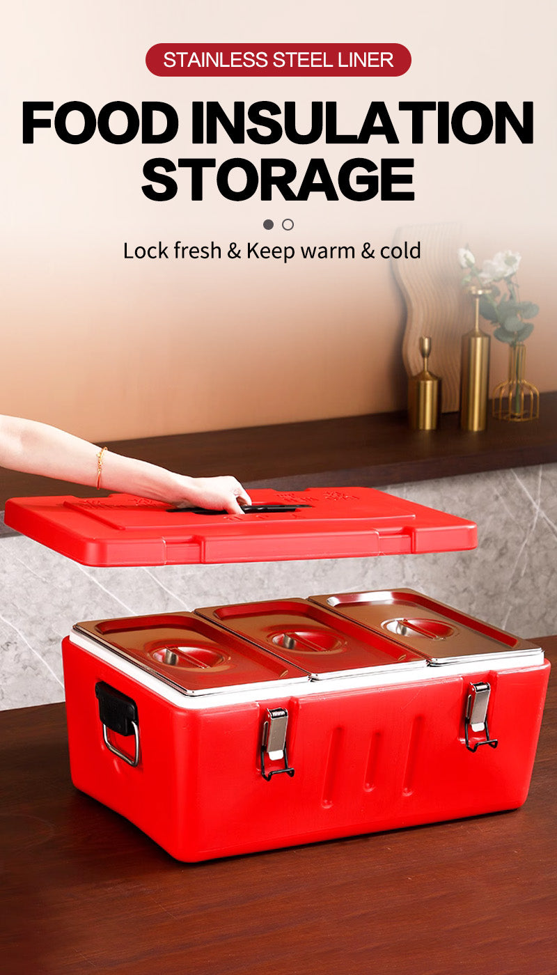 Detachable single compartment business insulated box 40L