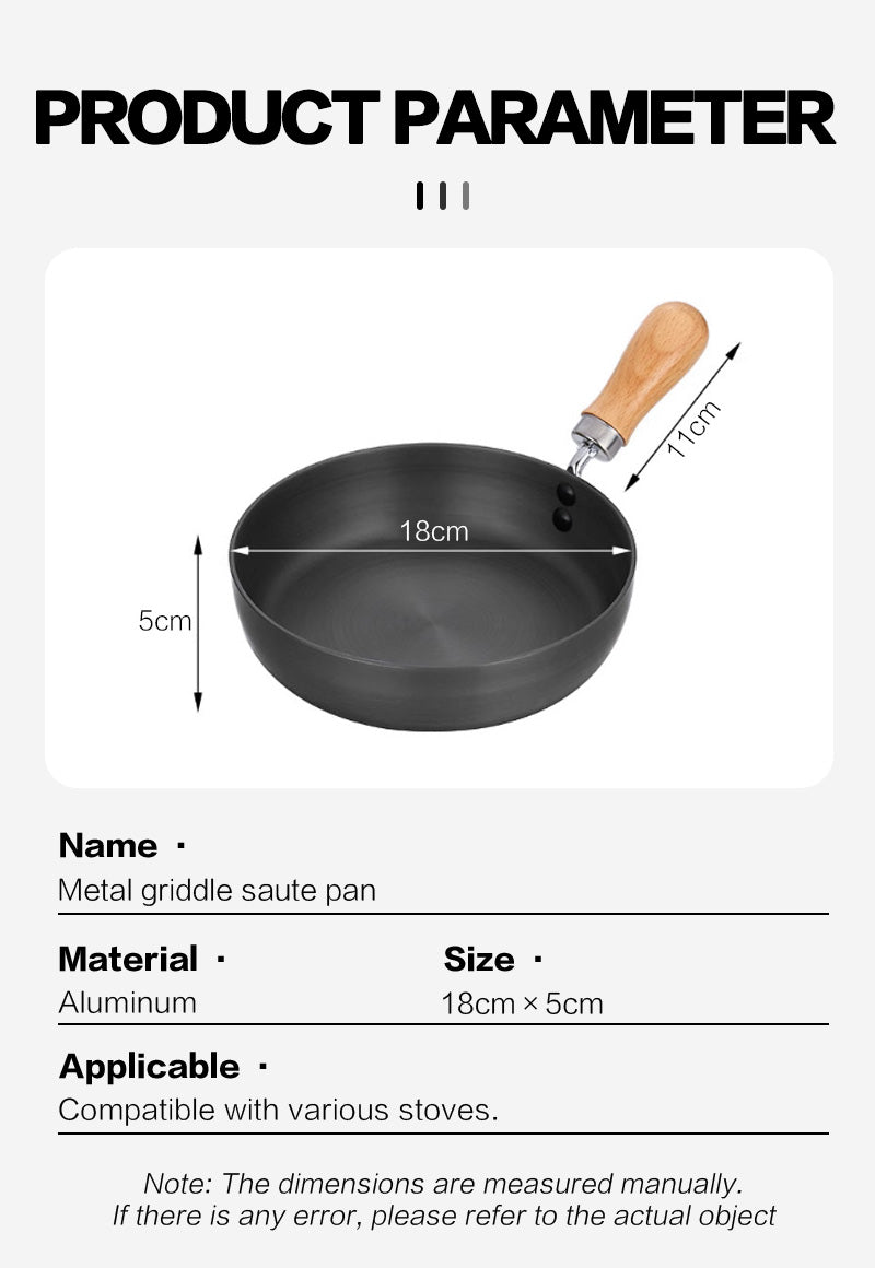 18cm double bottom small wok