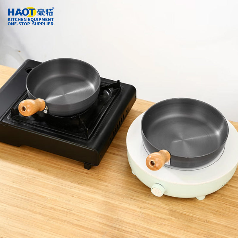 18cm double bottom small wok