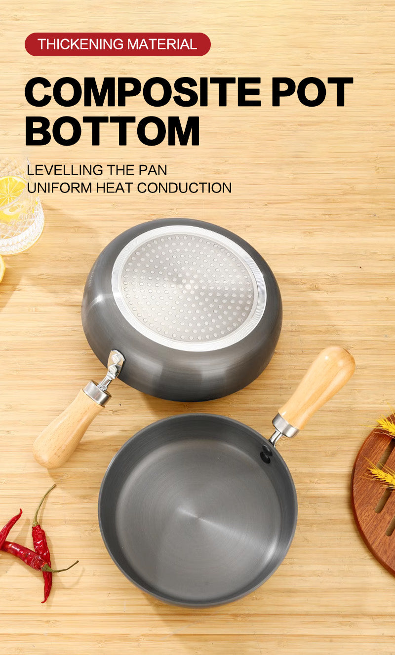 18cm double bottom small wok