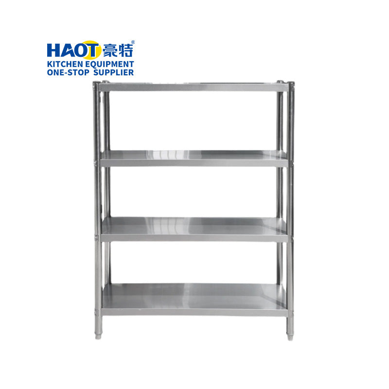 Stainless Steel 4-Tier Shelving Unit (38×55×173.5cm)