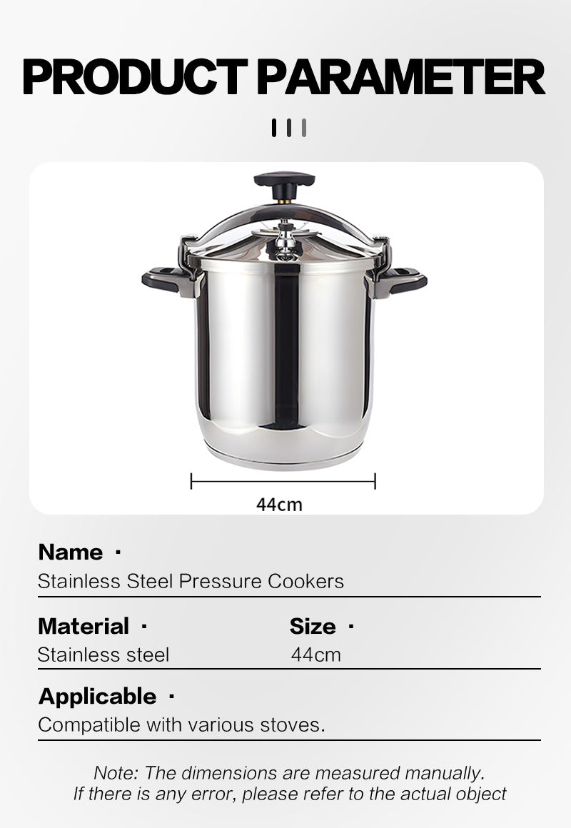 Commercial Safety Explosion-Proof Stainless Steel Pressure Cookers 50L