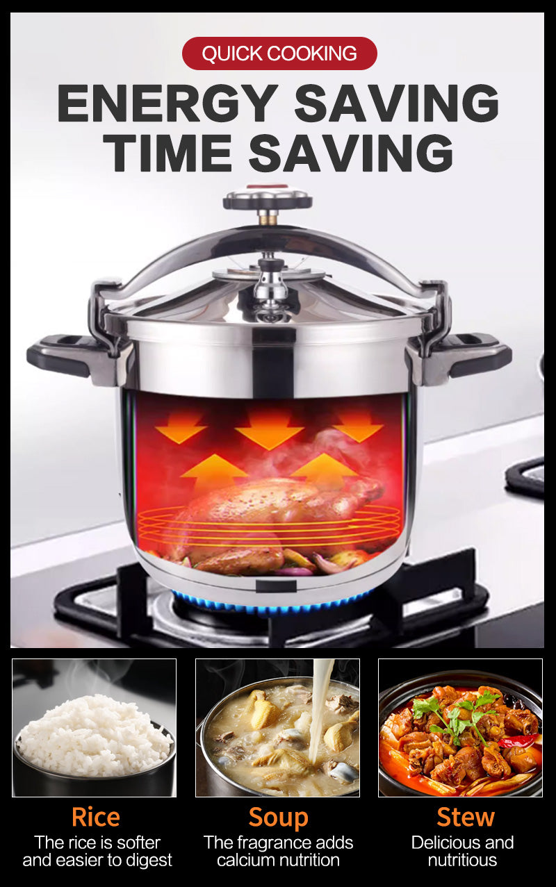 Commercial Safety Explosion-Proof Stainless Steel Pressure Cookers 50L