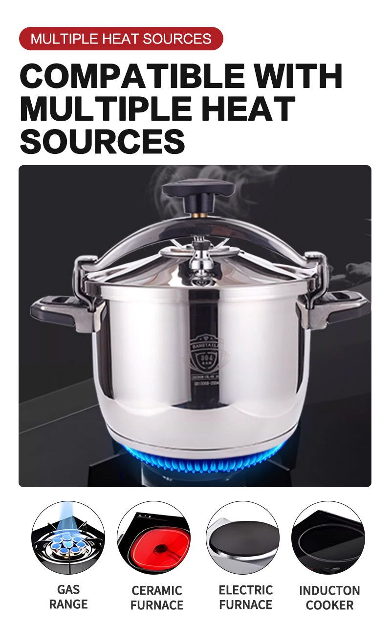 Commercial Safety Explosion-Proof Stainless Steel Pressure Cookers 50L