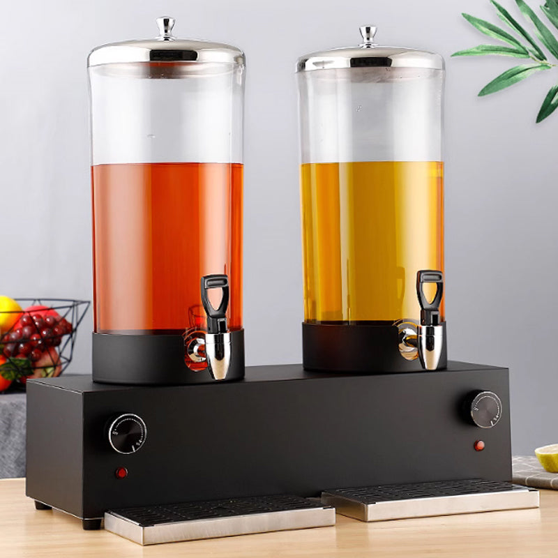 6L Double Head Heated Juice Cauldron