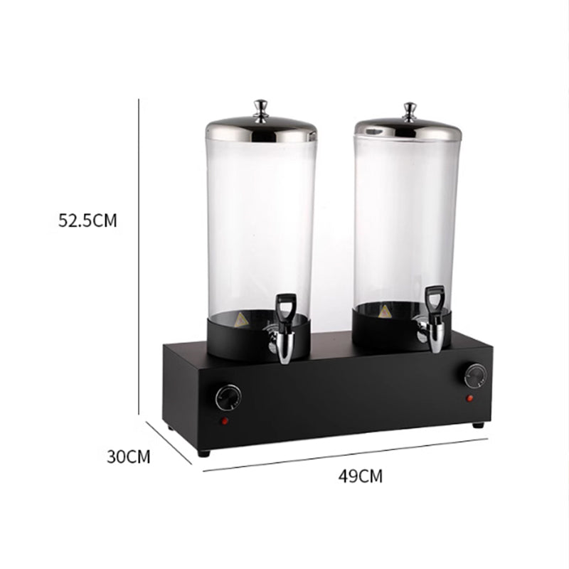 6L Double Head Heated Juice Cauldron