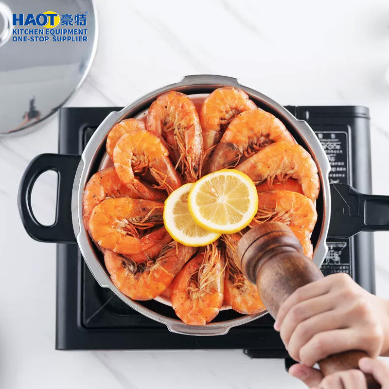 Stainless steel double bottom pressure cooker C18cm/4L