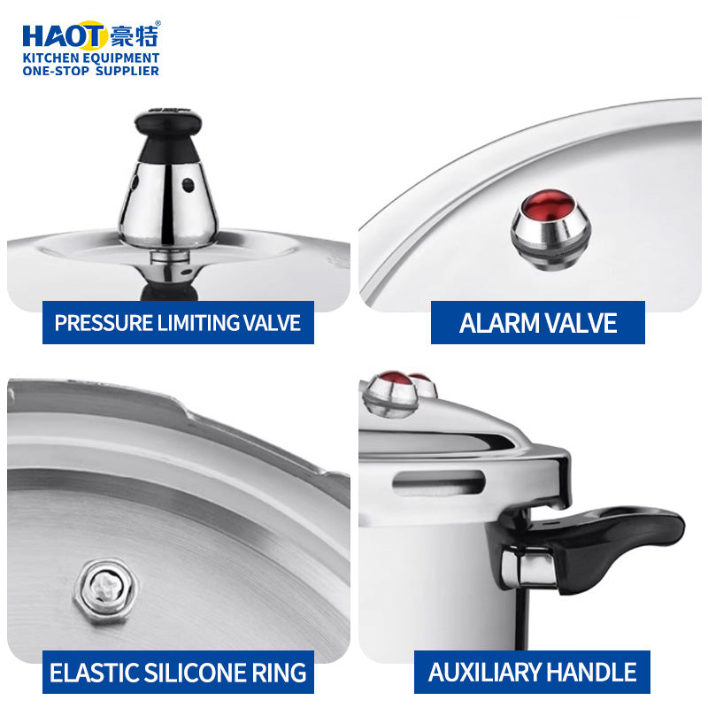 Stainless steel double bottom pressure cooker C18cm/4L