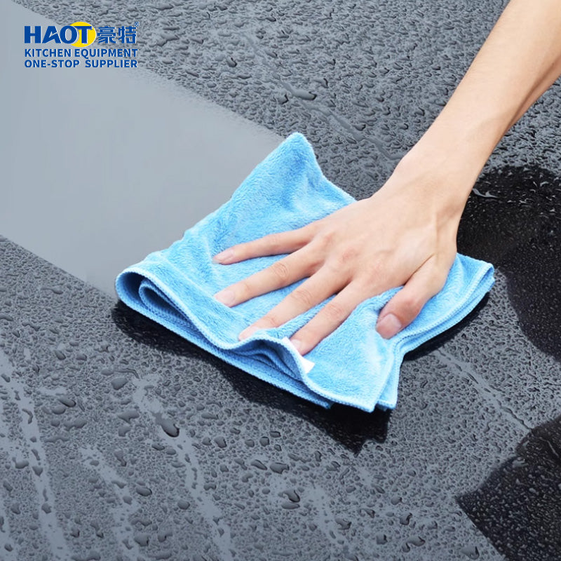 Professional Blue Microfibre Cleaning Cloth (40×40cm) set of 10