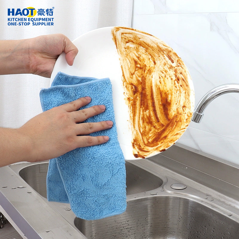 Professional Blue Microfibre Cleaning Cloth (40×40cm) set of 10