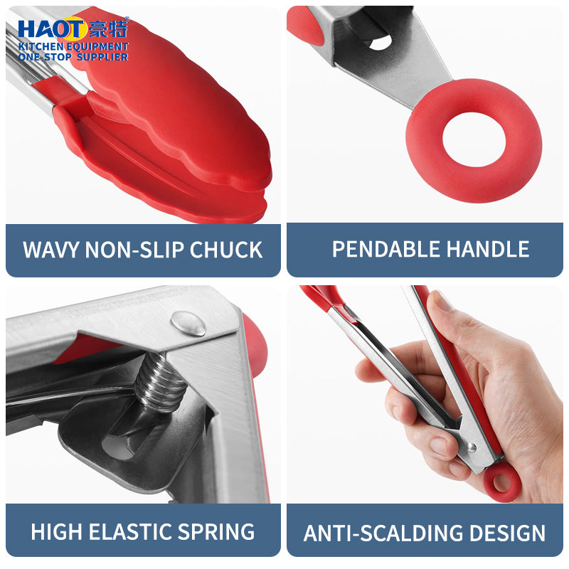 Silicone head food clip