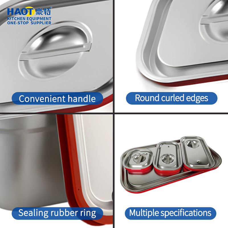 Rubber material GN food pot lid (1/2 size)