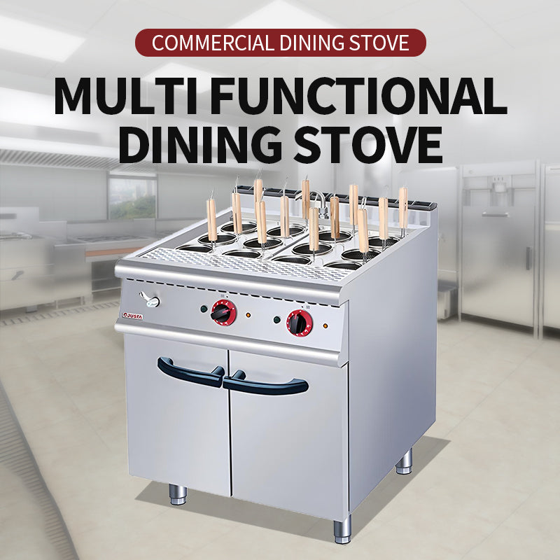 Electric noodle stove with cabinet holder