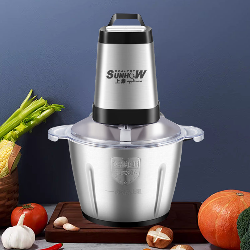 Stainless steel electric multifunctional food processor(3L)