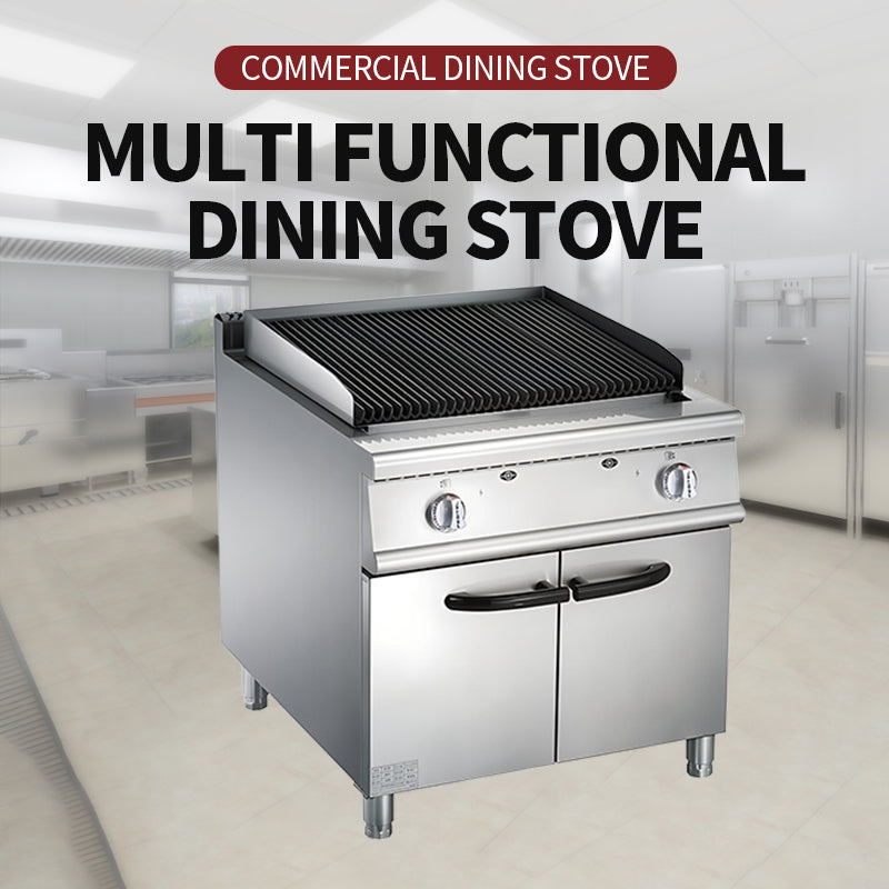 Gas volcanic stone oven with cabinet holder(BS70-TH)