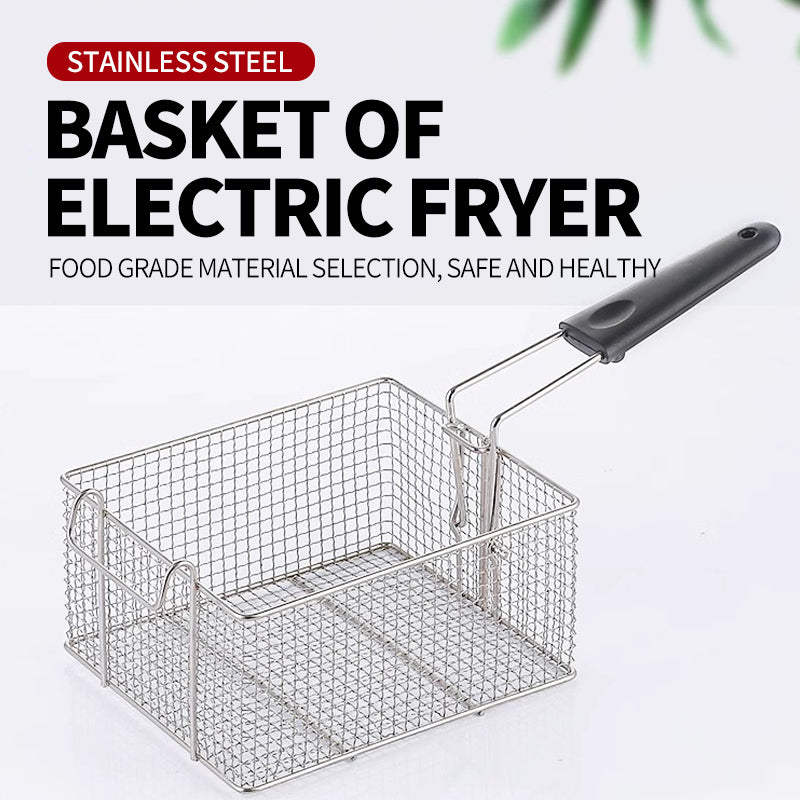 Electric fryer basket