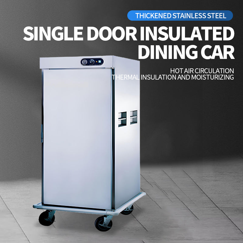 Single door insulated dining car