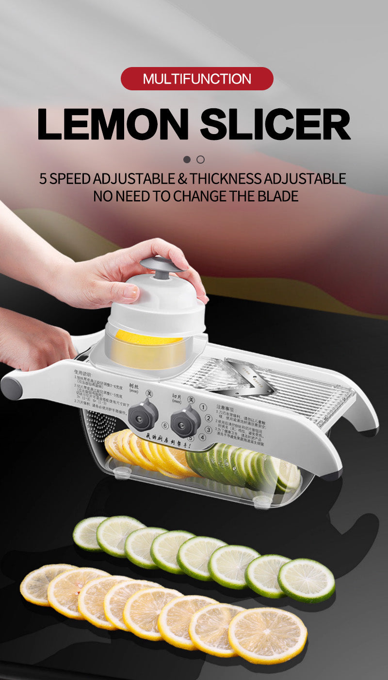 Lemon slicer and fruit slicer