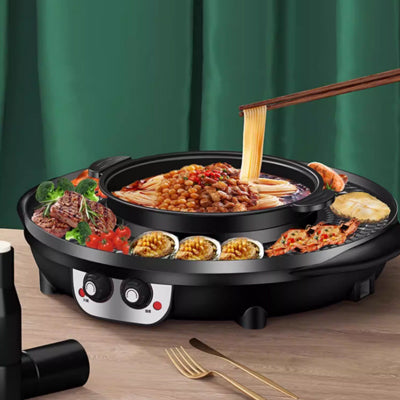 Barbecue integrated pot 46cm (split mandarin duck)