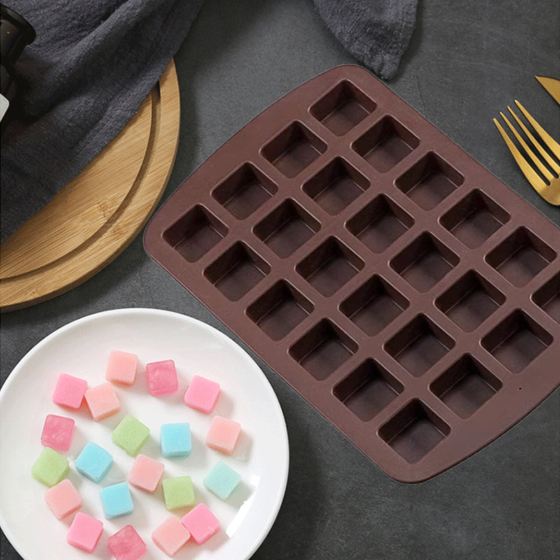 Ice grid -24 grid coffee color