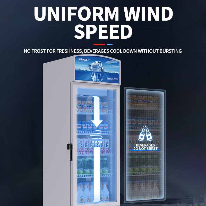 Single door display cabinet(LSC-373G/373GB)