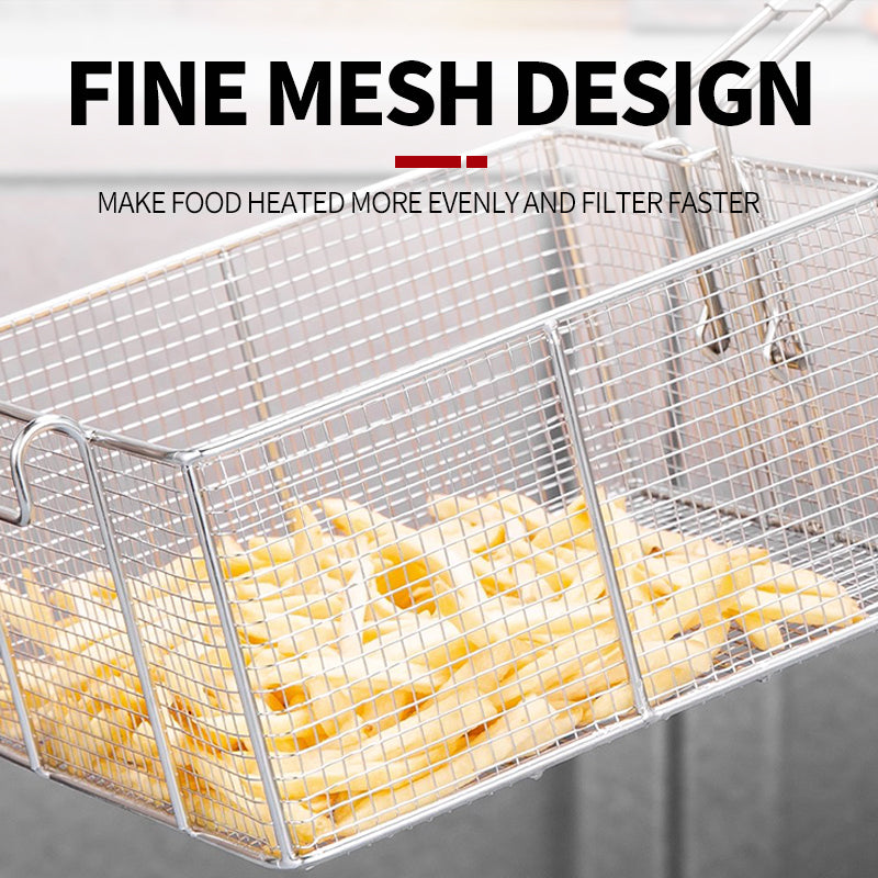 Electric fryer basket