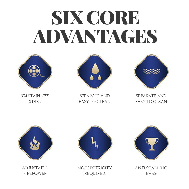 16cm gold-plated single person Swiss hotpot (oil tank style)