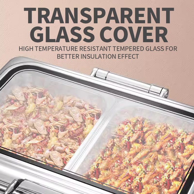 Rectangular Electric Digital Display Simple Large Glass Oven