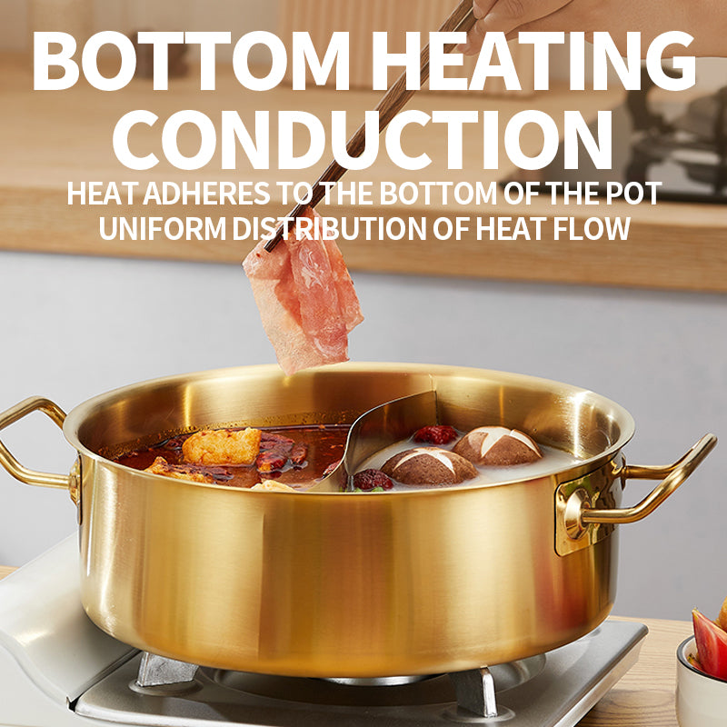 16cm Golden Hot Pot (No Grid)