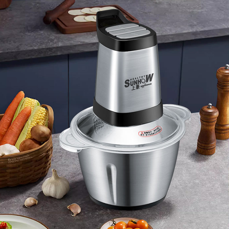 Stainless steel electric multifunctional food processor(3L)