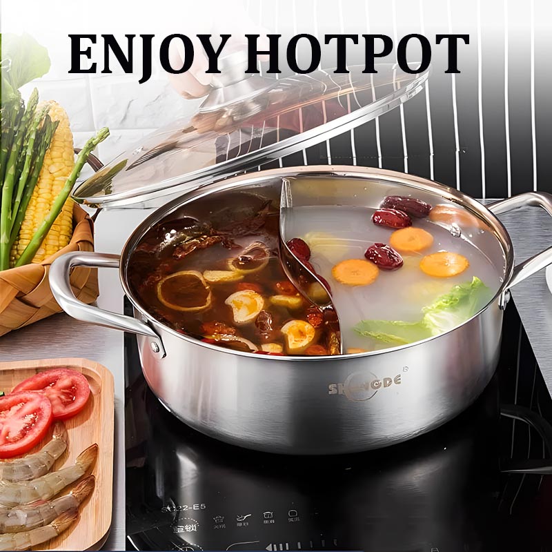 32cm Thick hotpot (double compartment)