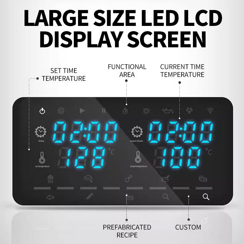 Desktop lifting small fryer computer version D12